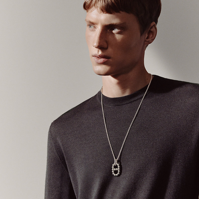 Chaine d'ancre Alea II beaded pendant, large model | Hermès Macau SAR